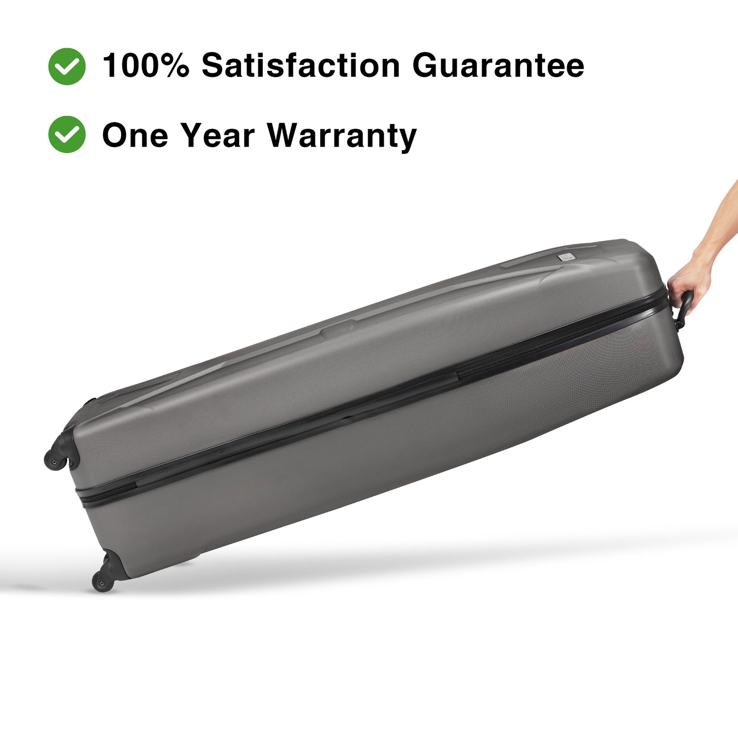 The lightweight and durable solid ABS Shell shields your golf bag and clubs from the wear and tear of air travel