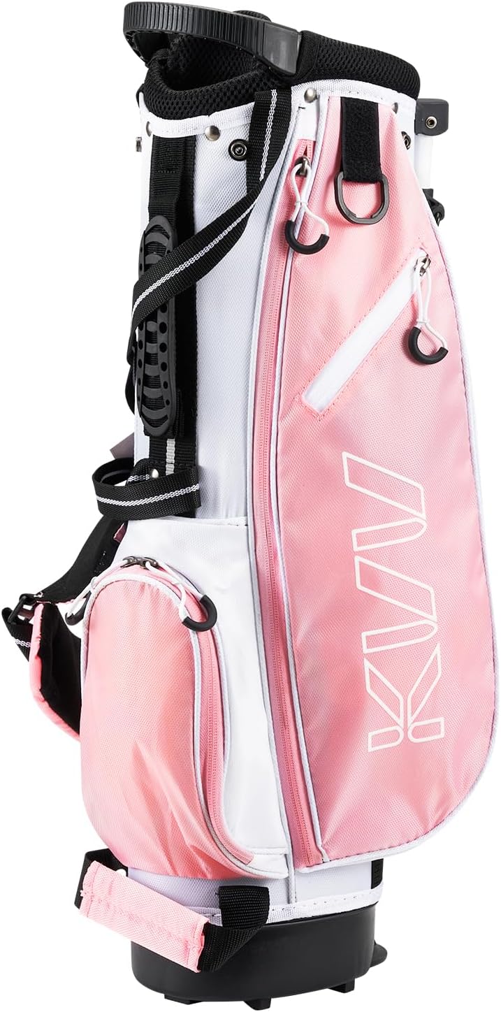 KVV Junior Golf Stand Bag, Lightweight Golf Stand Bag for Children Kids Ages 4-6