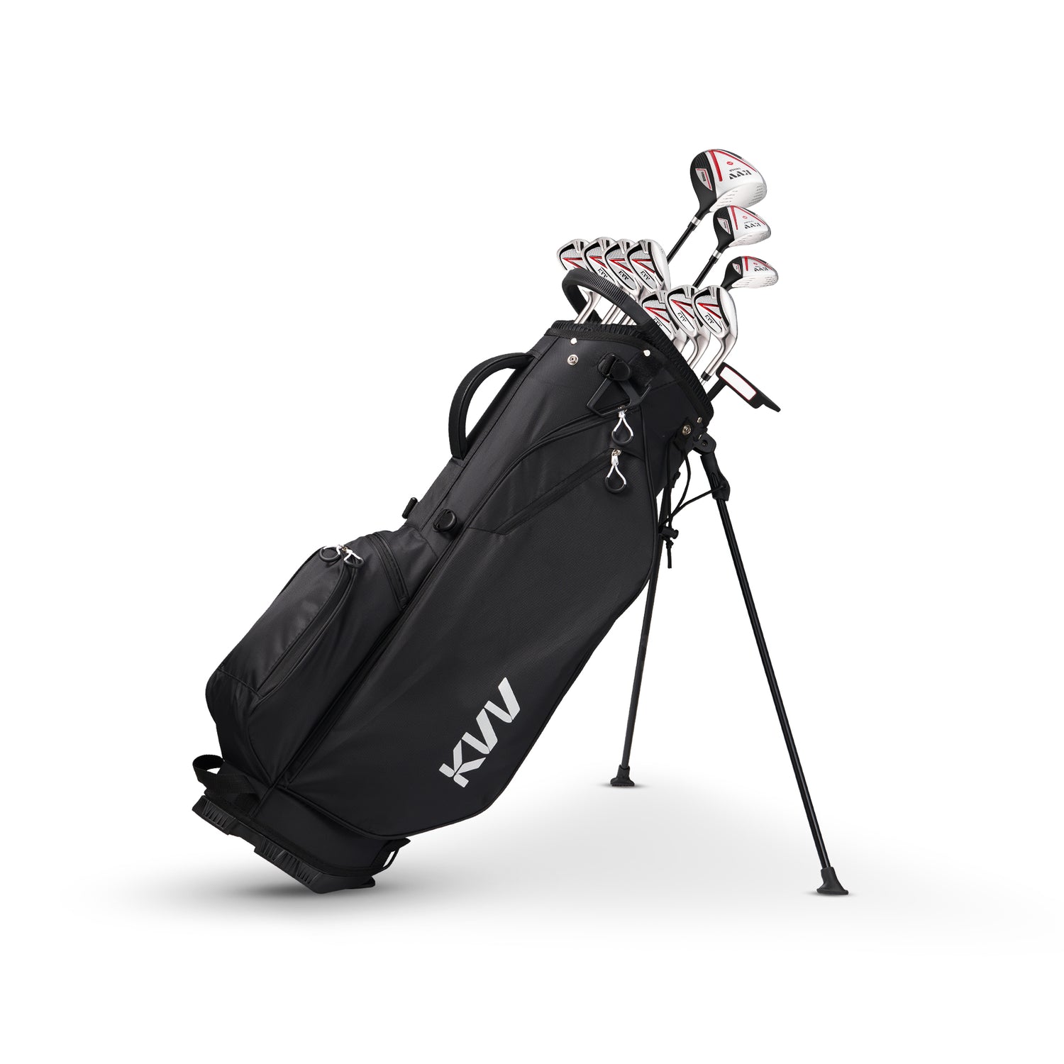 KVV 11-Club Complete Set, Men's Golf Clubs Package Set, with Stand Bag, 5~P# Irons, Right Handed