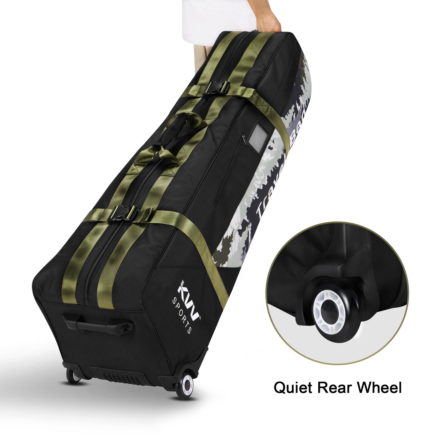 KVV Hi-Protective Golf Travel Bag with Extra Padded Top