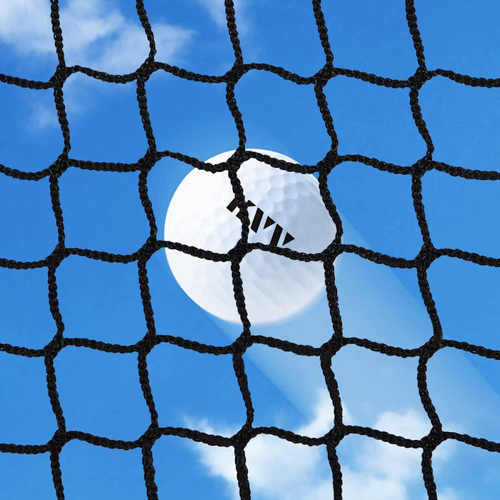 KVV Golf Sports Practice Hitting Netting, Golf Ball Barrier Net, Golf High Impact Net, Heavey Duty Golf Containment Net, 10 x 10Ft/10 x 15 Ft