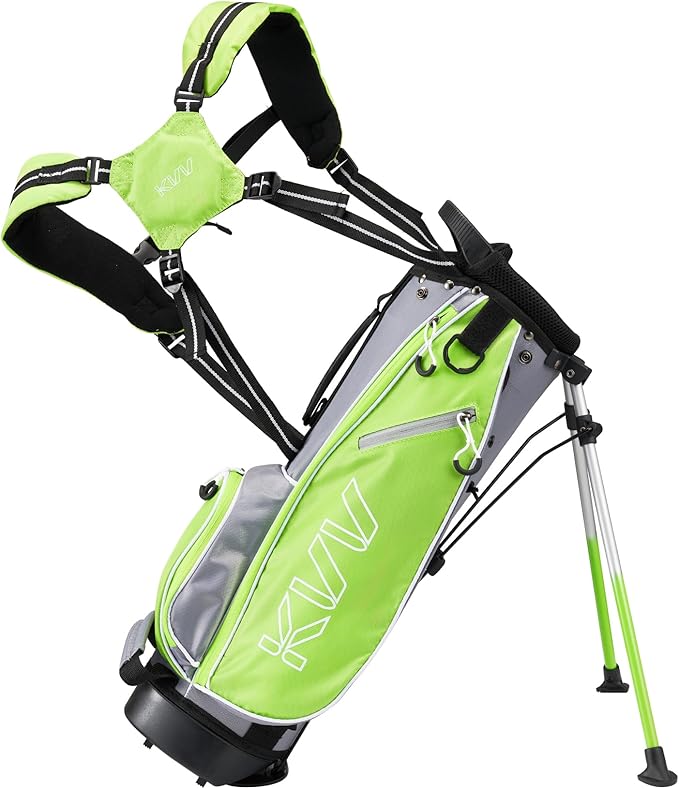 KVV Junior Golf Stand Bag, Lightweight Golf Stand Bag for Children Kids Ages 4-6