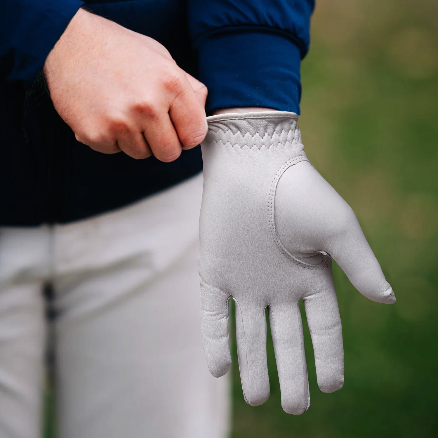 KVV Cabretta Leather Golf Gloves for Men