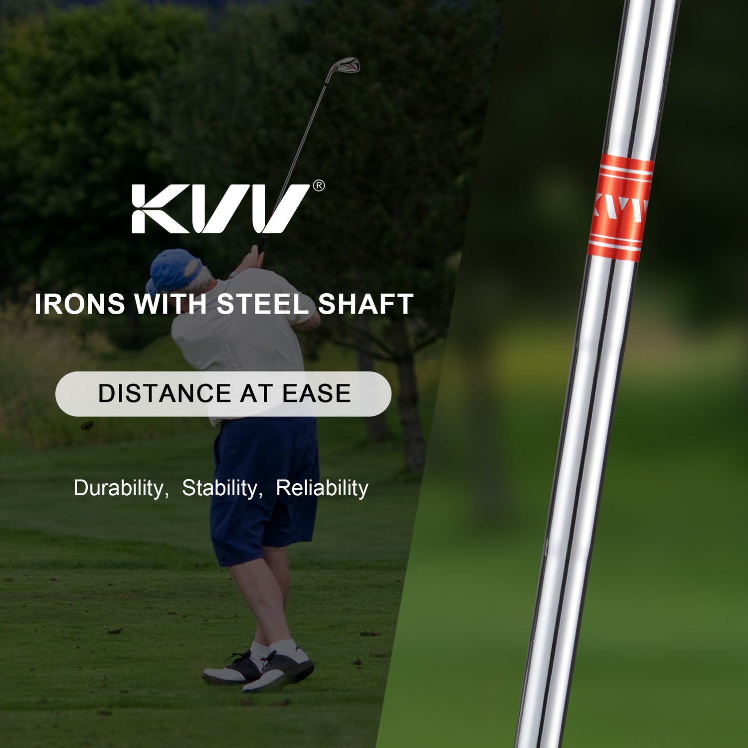 KVV iron with steel shaft