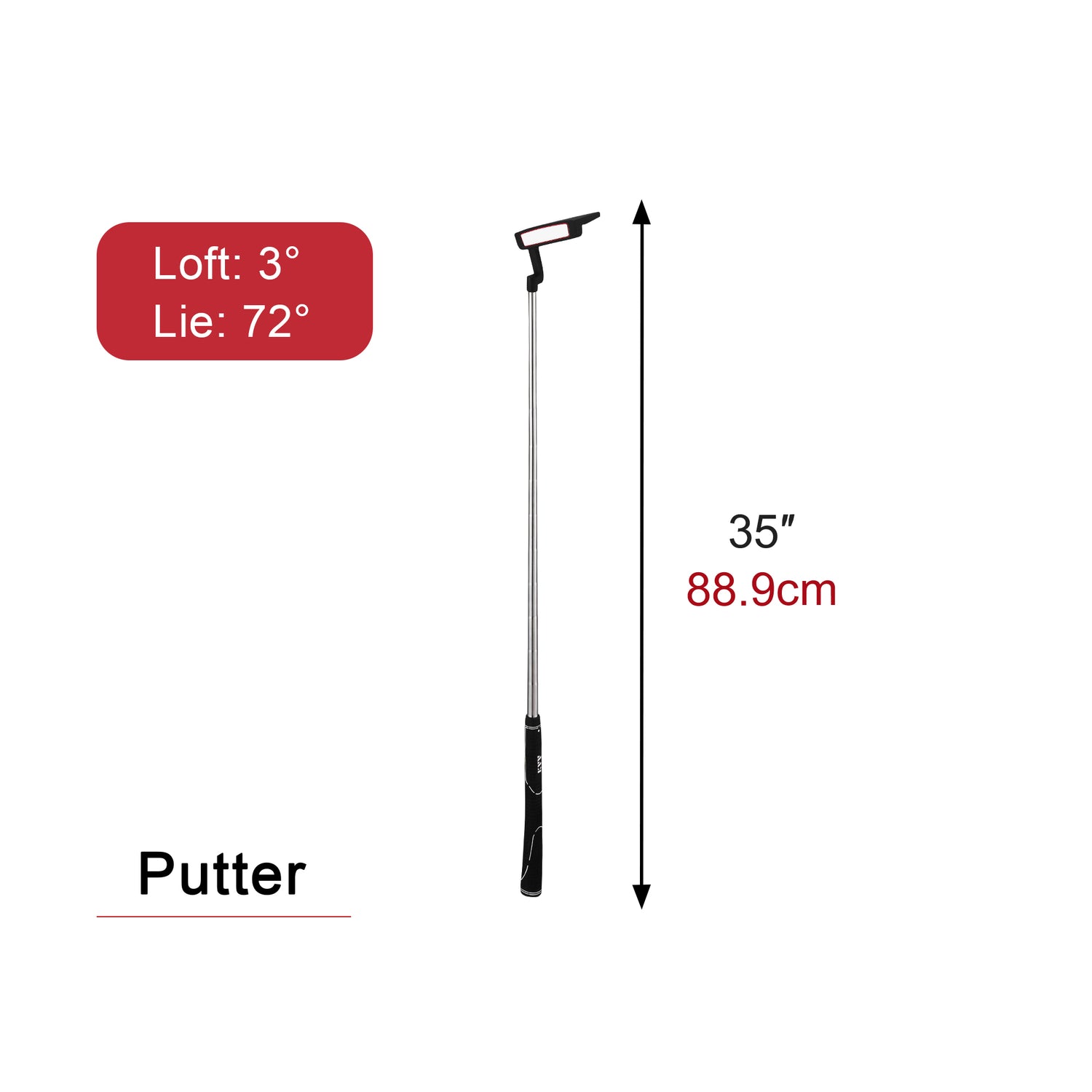 KVV Golf Mallet Putter for Men and Women, Right Handed