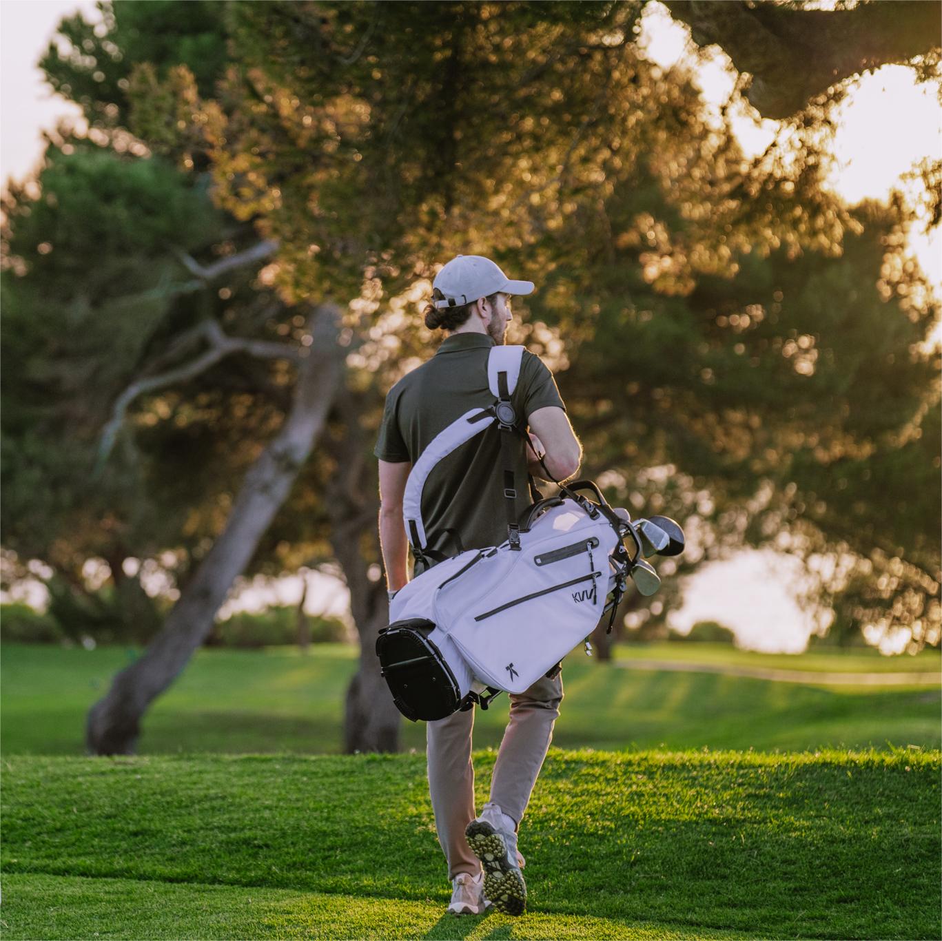 KVV Lightweight Golf Stand Bag White