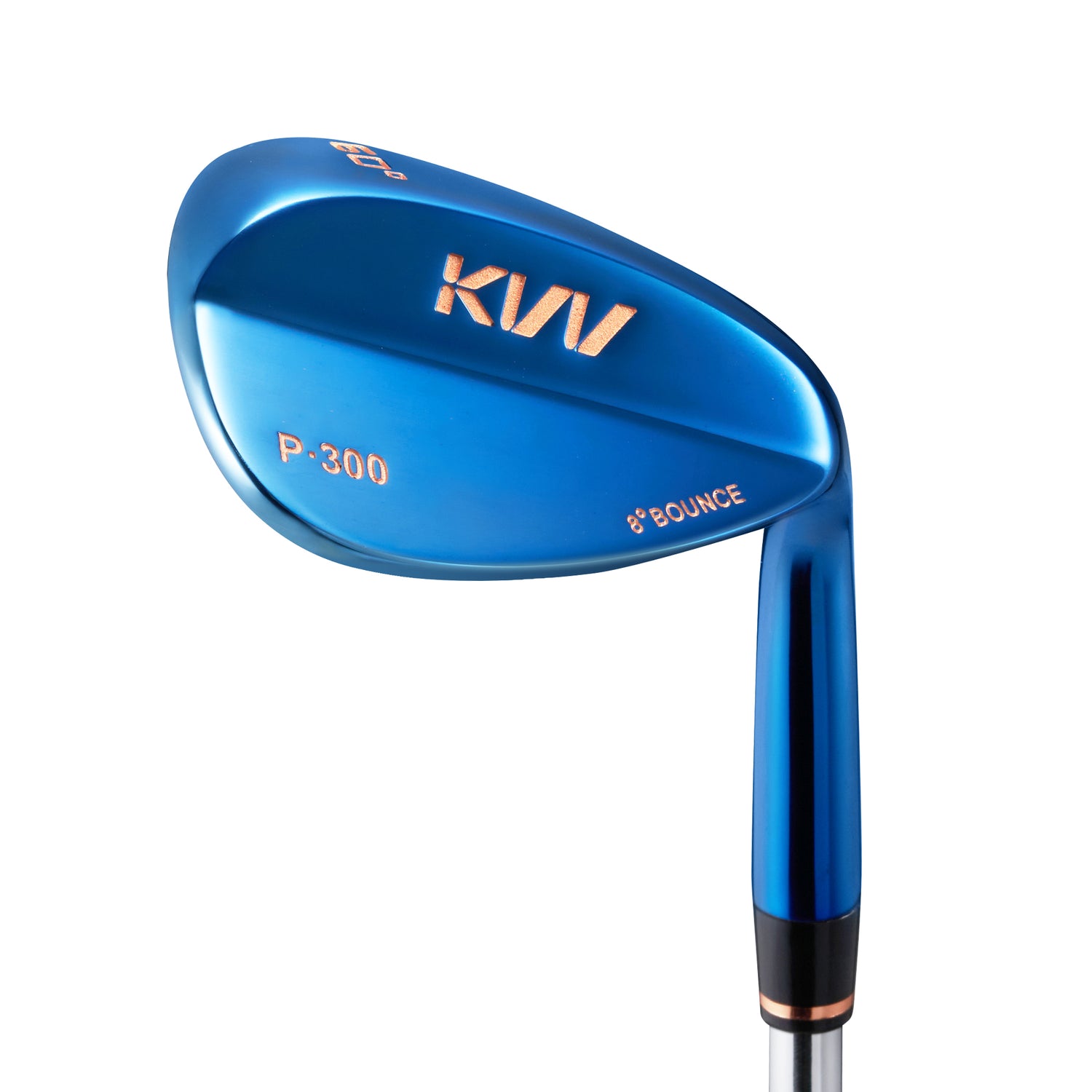KVV Premium Golf Wedges with Ionized Blue PVD Finish - 52/56/60 Degree 3-Wedge Golf Set-Right-Handed, CNC Milled Face, Wedge Set for Men & Women