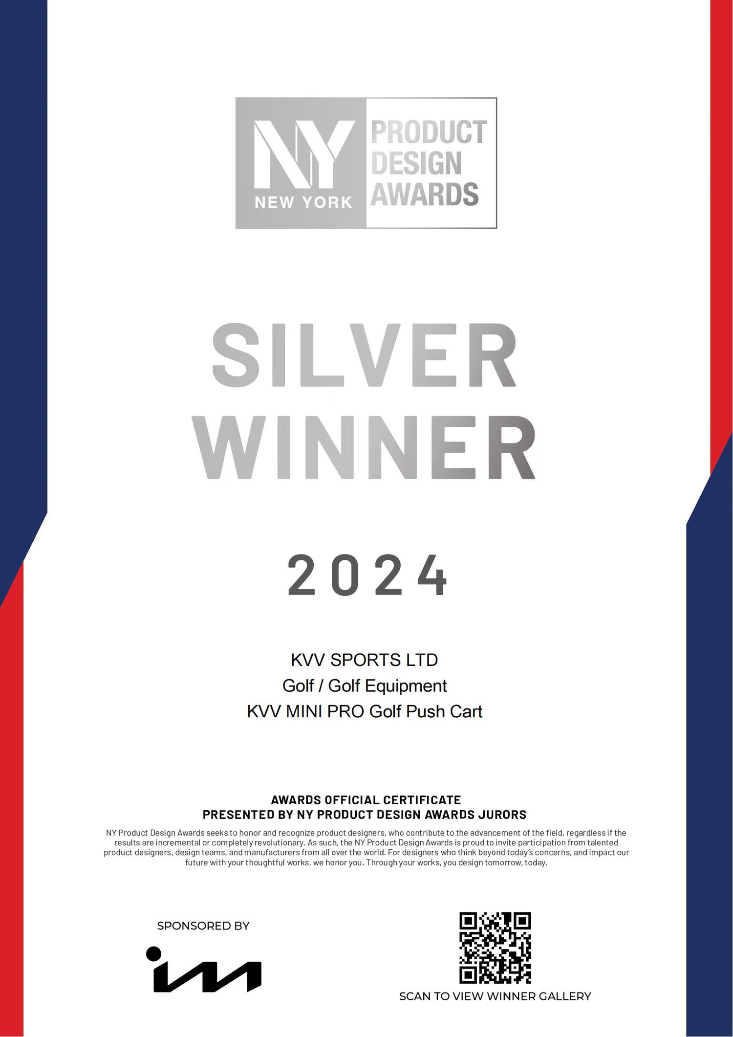 2024 NY PRODUCT DESIGN AWARDS