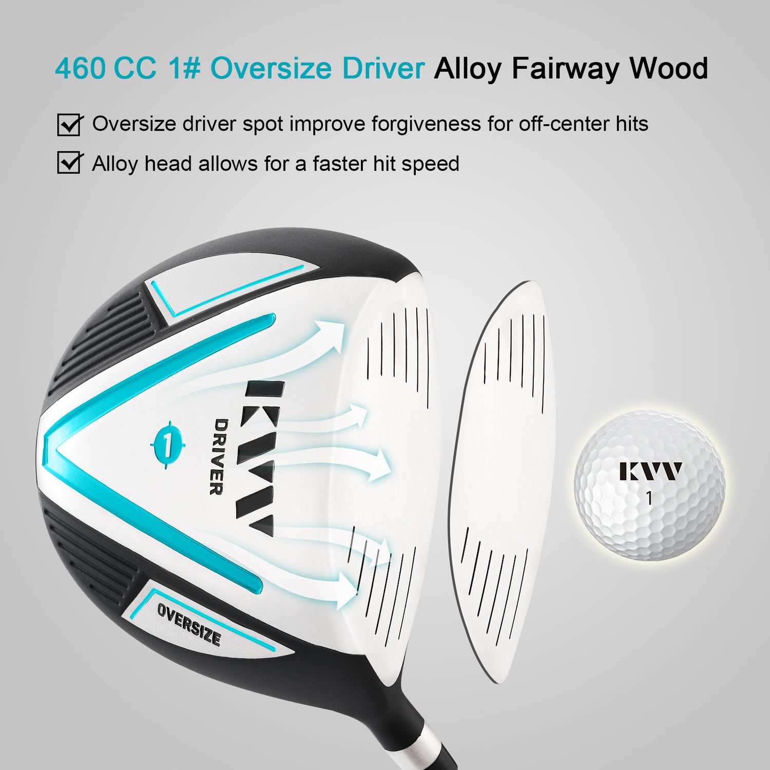 KVV Women's Complete Golf Clubs Set