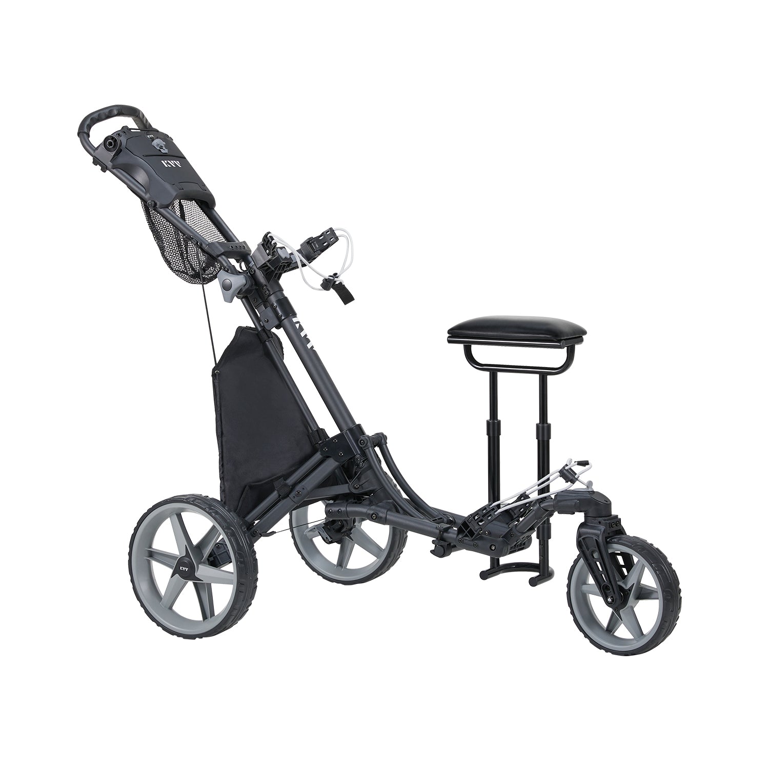KVV Golf Push-Pull Cart Removable Seat