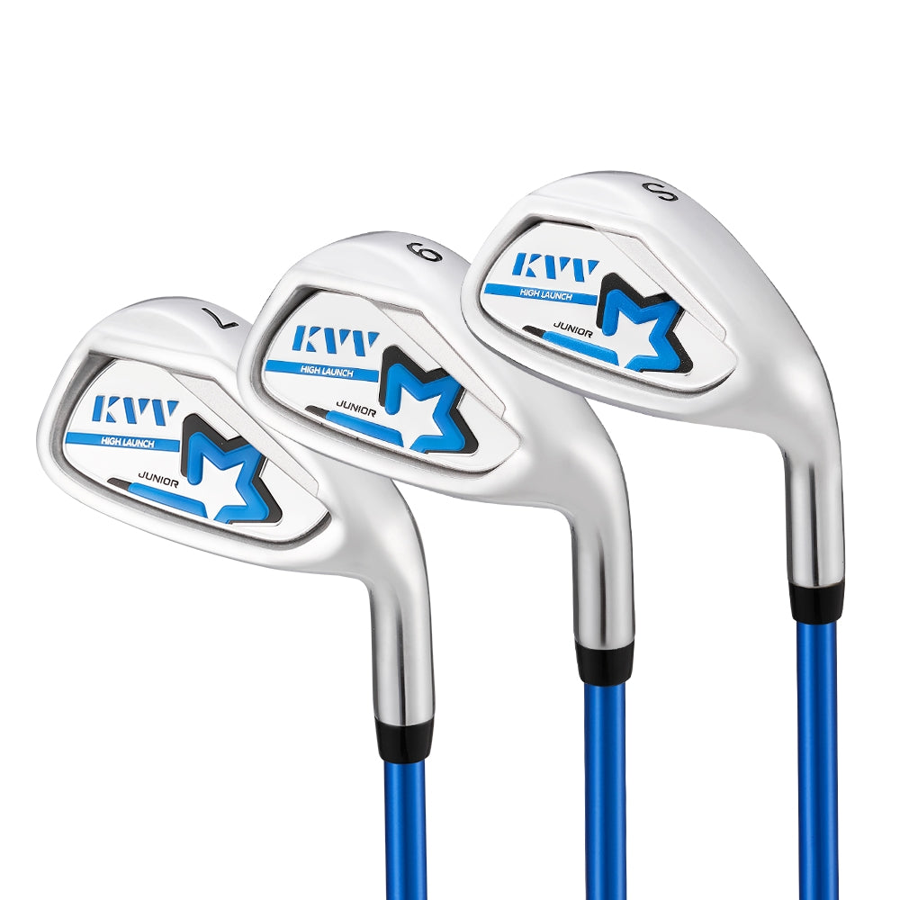 KVV junior golf clubs S#, 7#&9# irons