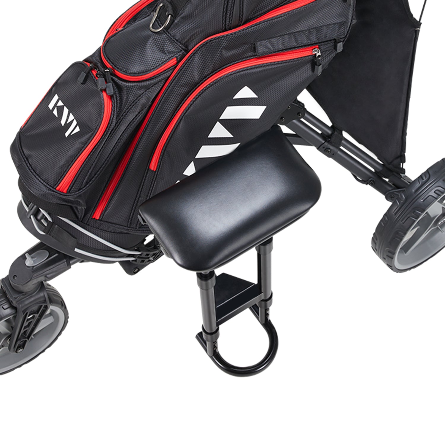 KVV Golf Push-Pull Cart Removable Seat
