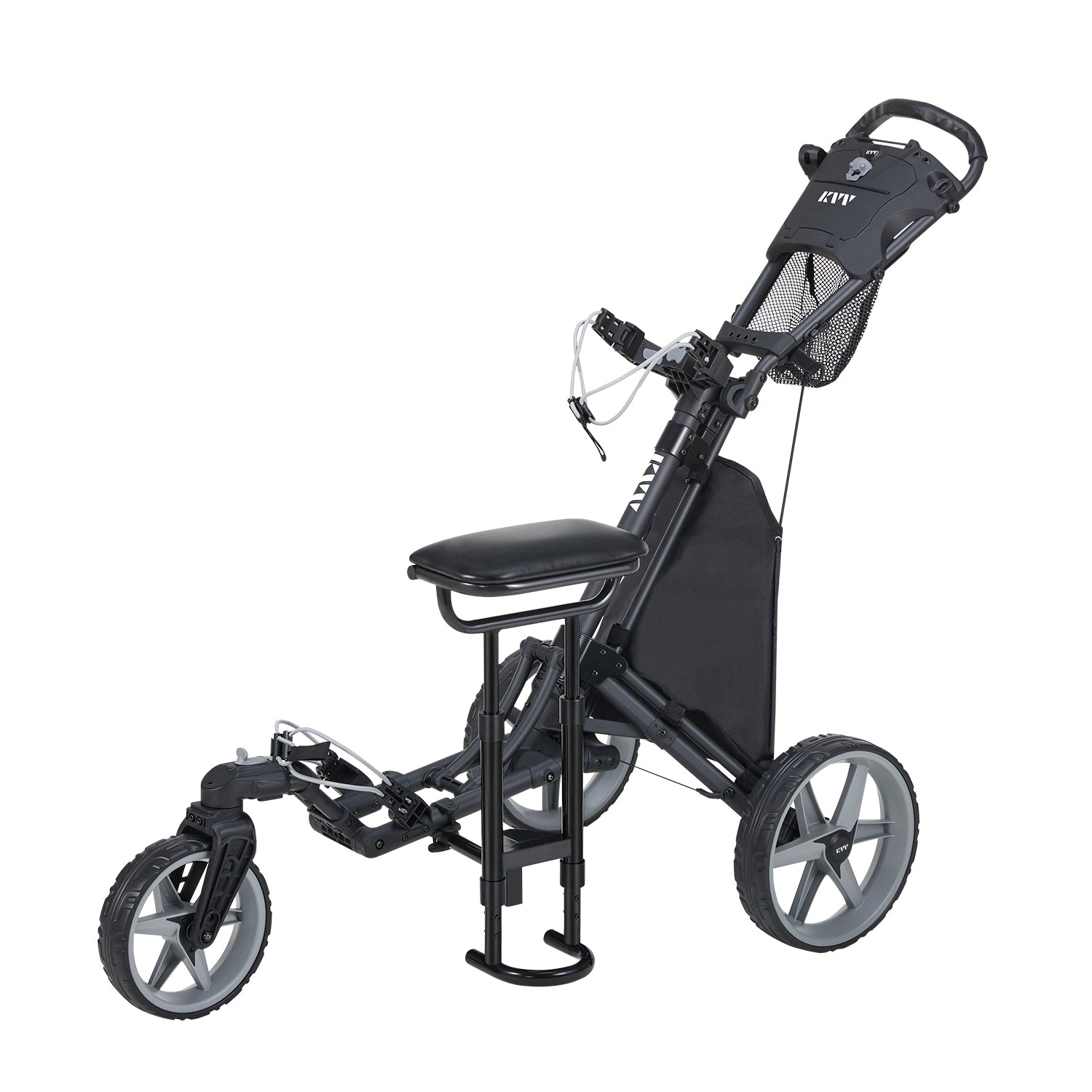 KVV Golf Push-Pull Cart Removable Seat