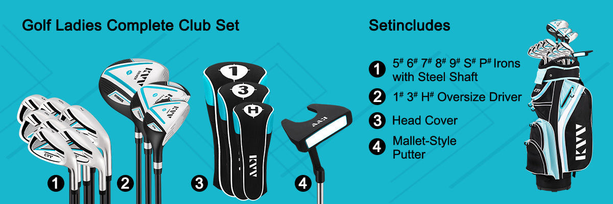 KVV Women's Complete Golf Clubs Set