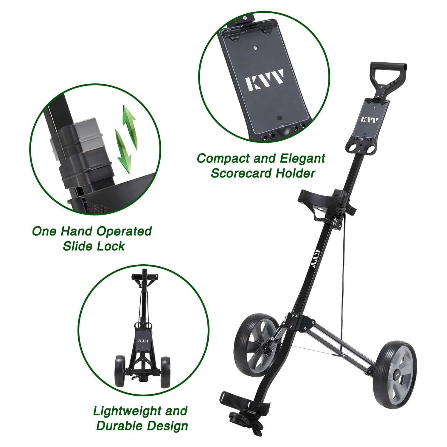 KVV SE220 2-Wheel Aluminum Frame Cart
