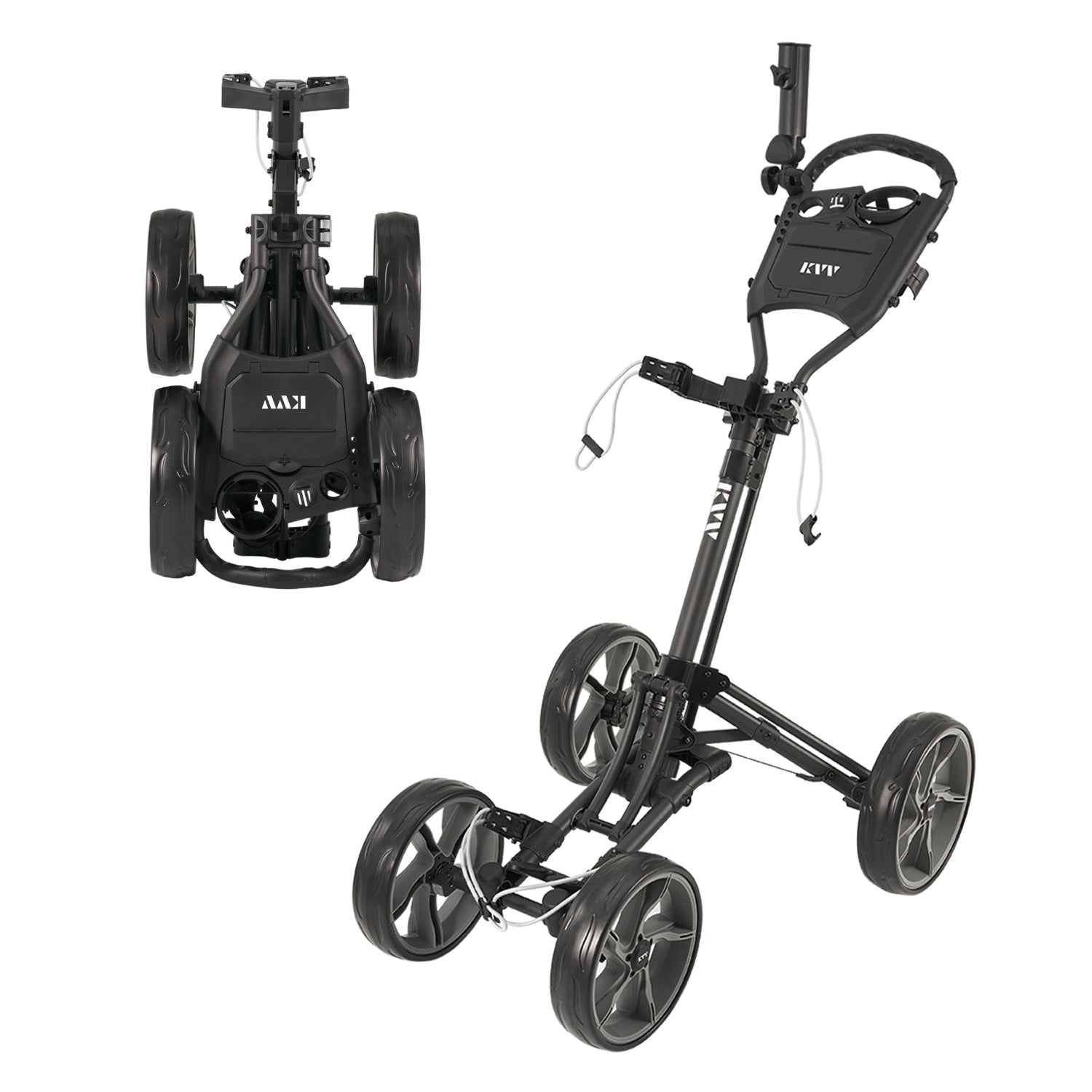 4 Wheel Golf Push Cart