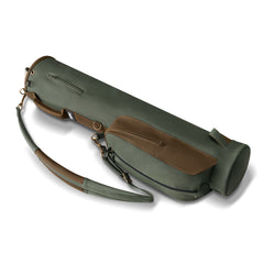 Green old school golf bag with 3 pockets lightweight carry for walking golfers