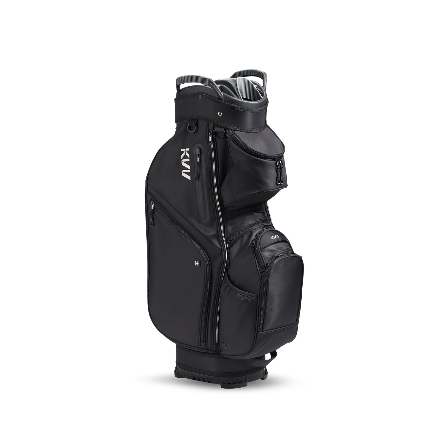 Top-Moded Organizer Cart Bag, Premium Silent Golf Bag with Dual Handles, 14 Club Locking Slots for Men