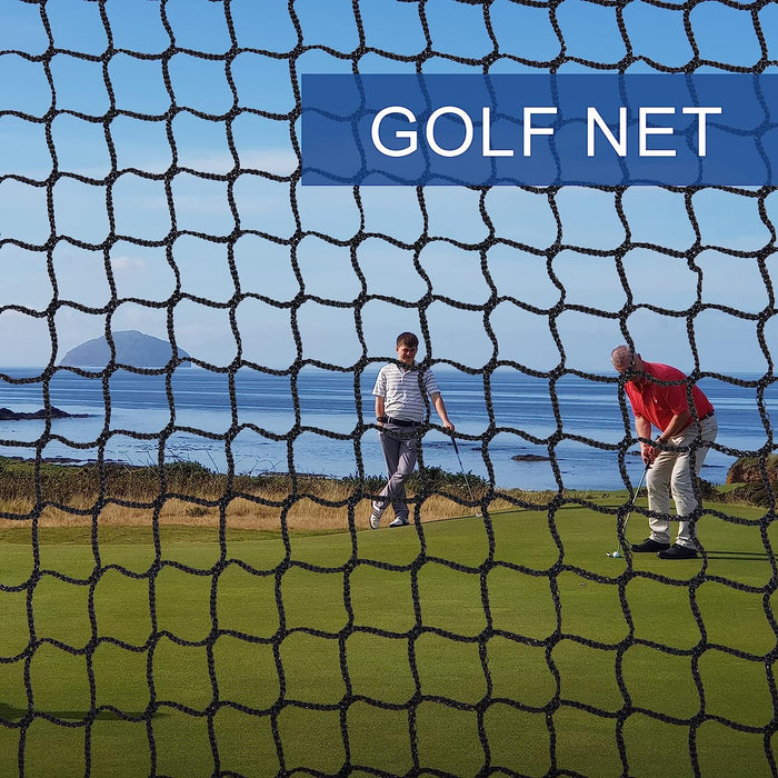 KVV Golf Sports Practice Hitting Netting, Golf Ball Barrier Net, Golf High Impact Net, Heavey Duty Golf Containment Net, 10 x 10Ft/10 x 15 Ft