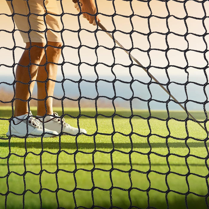 KVV Golf Sports Practice Hitting Netting, Golf Ball Barrier Net, Golf High Impact Net, Heavey Duty Golf Containment Net, 10 x 10Ft/10 x 15 Ft