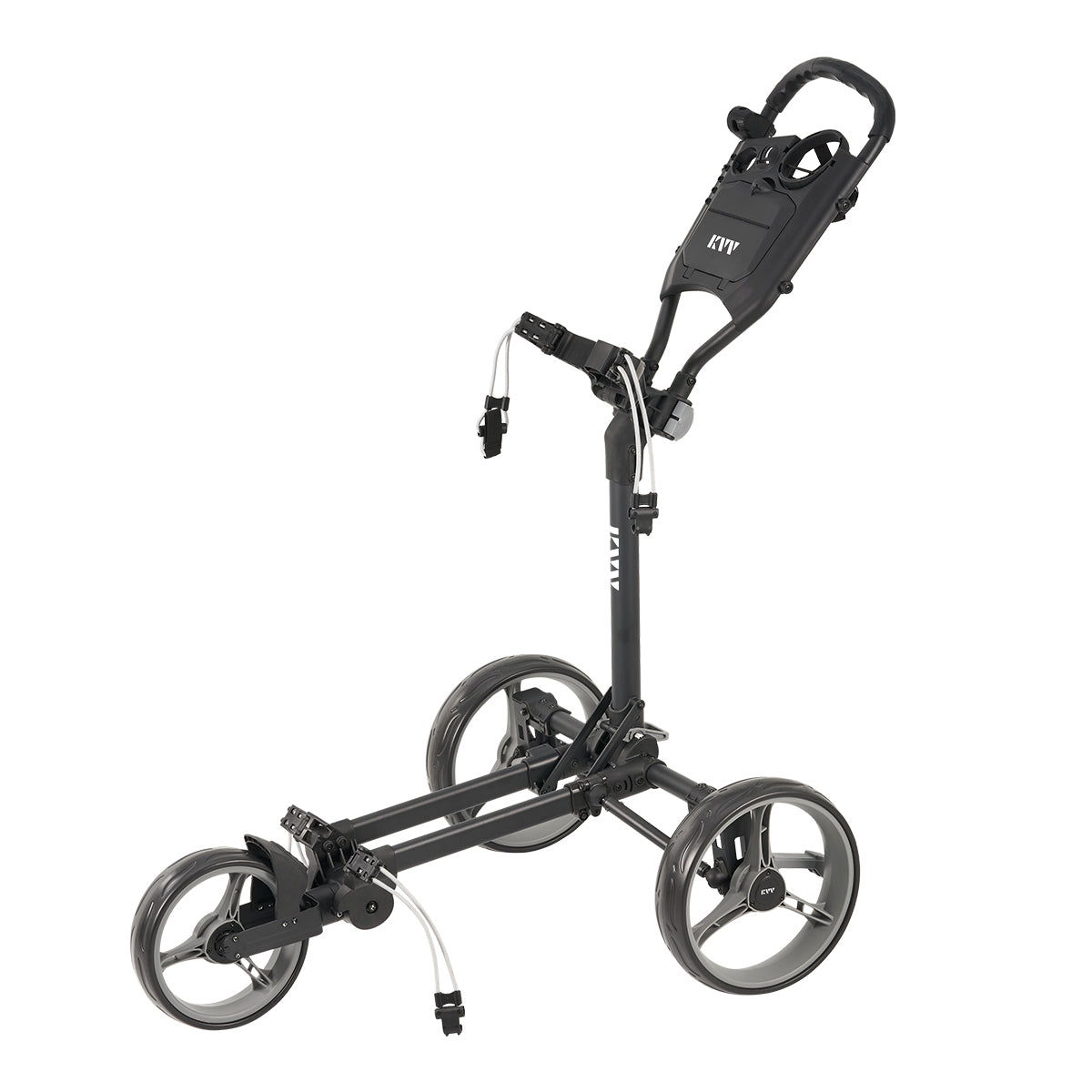 Lightweight 3‑Wheel Golf Push Cart – Plastic Frame, Great Value