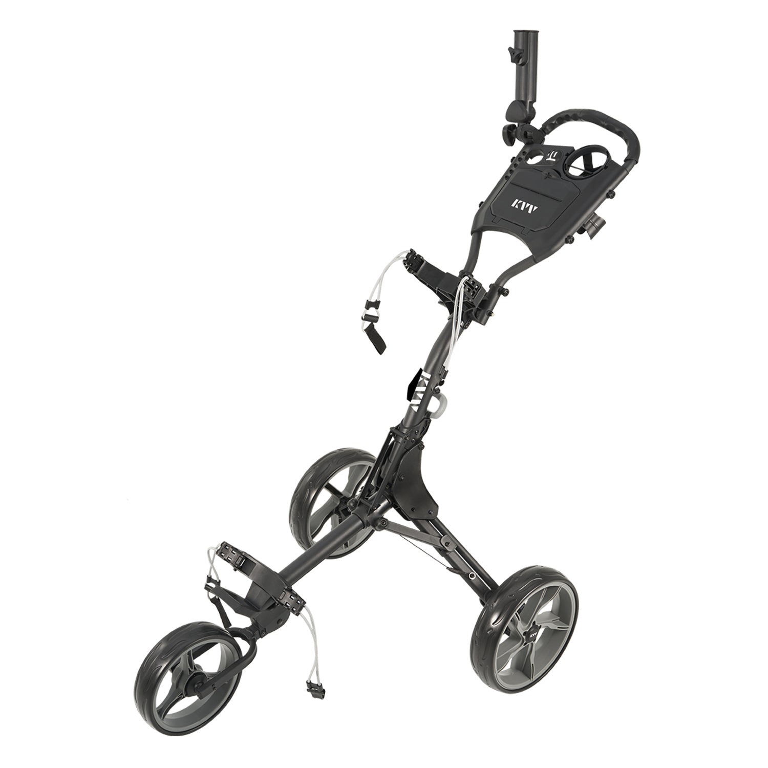 KVV GL307 Golf Push Cart，Ultra Lightweight Smallest Folding Size