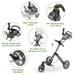 KVV Golf Push Cart Durable with Thoughtful Details