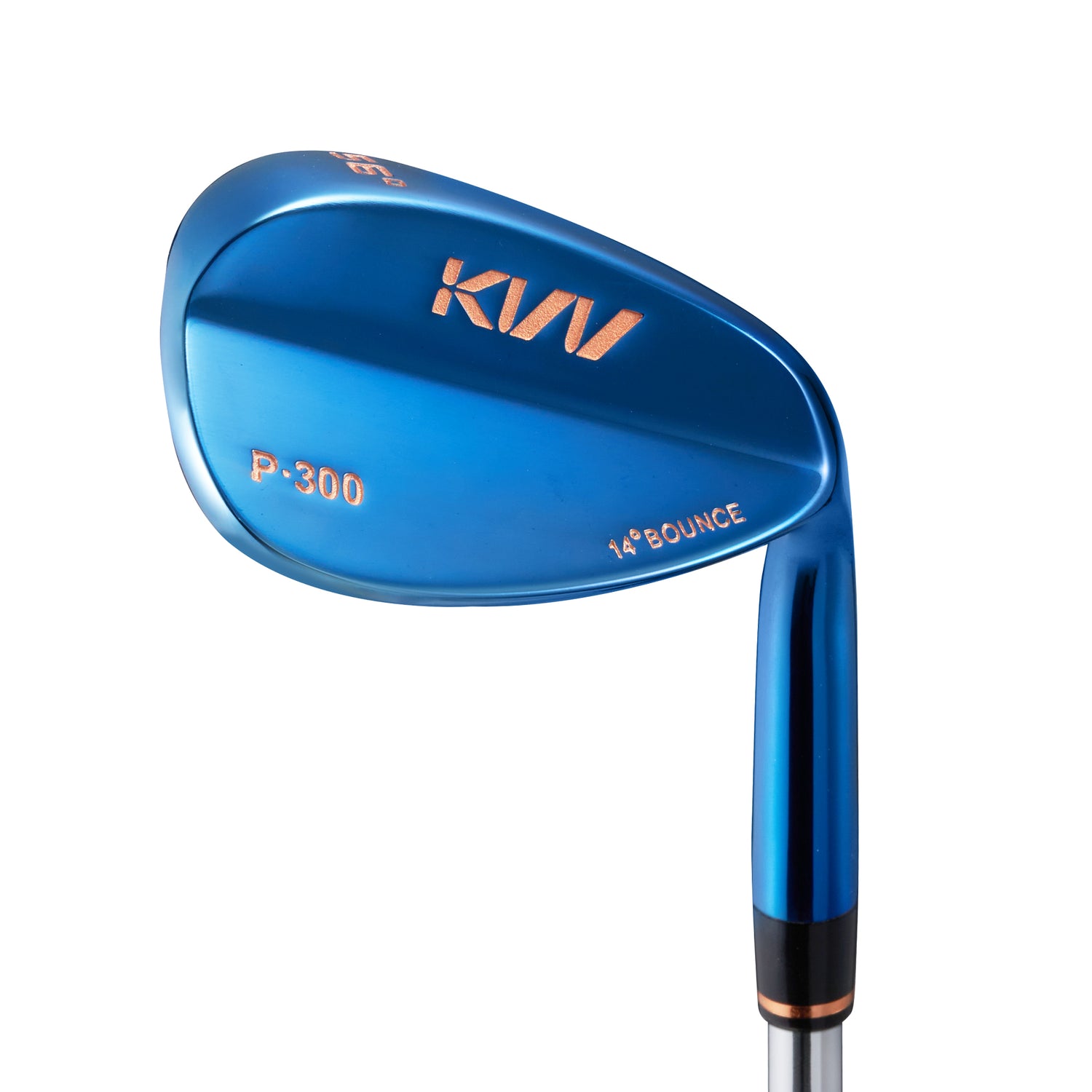 KVV Premium Golf Wedges with Ionized Blue PVD Finish - 52/56/60 Degree 3-Wedge Golf Set-Right-Handed, CNC Milled Face, Wedge Set for Men & Women