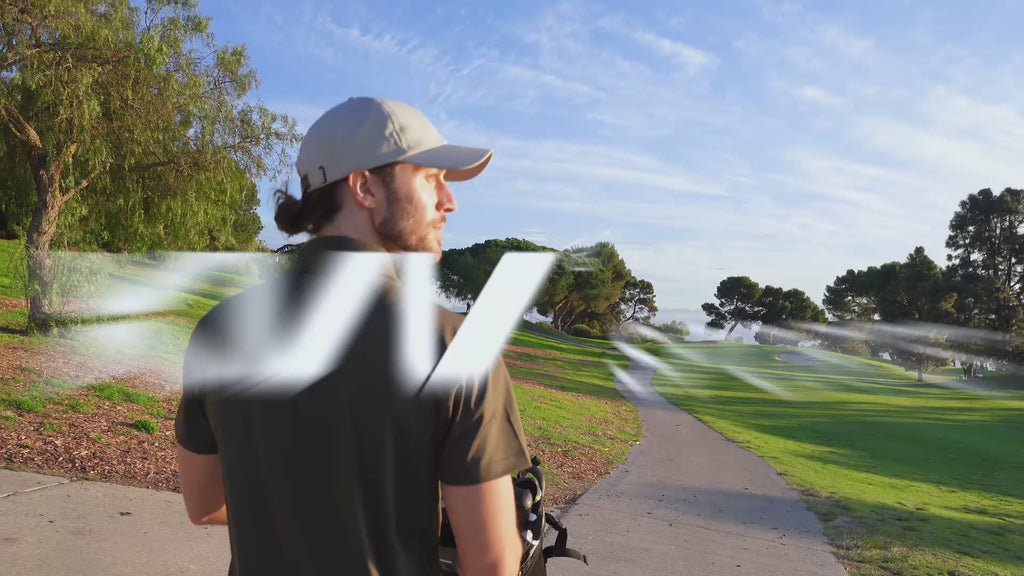 KVV 3 wheel golf push cart Outdoor experience video