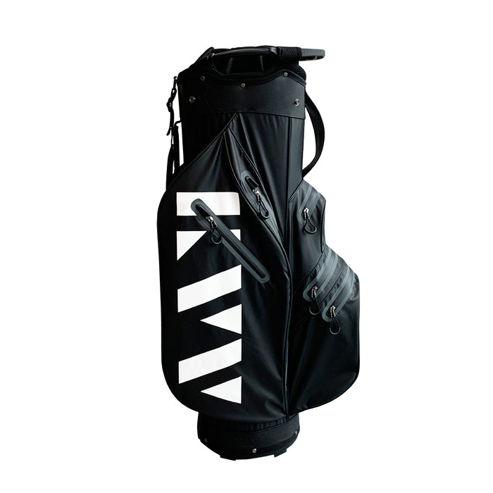 KVV Golf Bag Waterproof Golf Cart Bag Black White