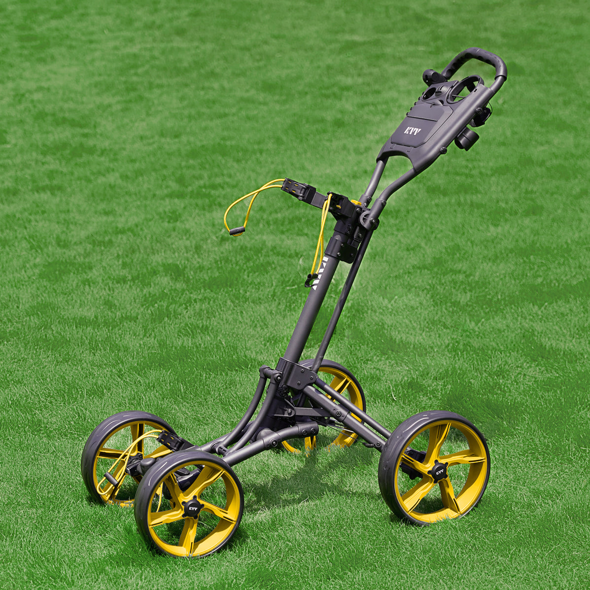 KVV Golf Carts GL409, Super Strong 4 Wheel Golf Push Cart — KVV SPORTS