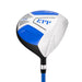 KVV blue lightweight 460cc forged driver that has a large sweet spot, with a extra long and soft shaft for long and high flying shots.