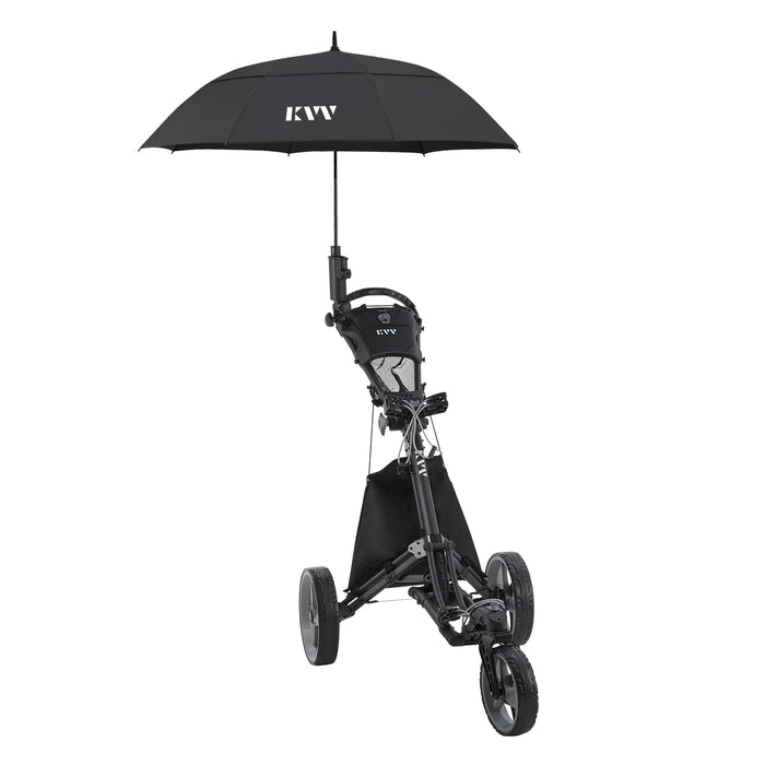 KV GT302 with Golf Cart Umbrella Holder  and Umbrella