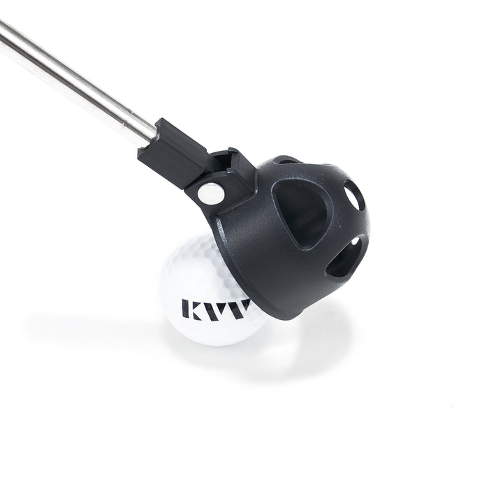 KVV Golf Ball Retriever Telescopic, Stainless Extended Stick