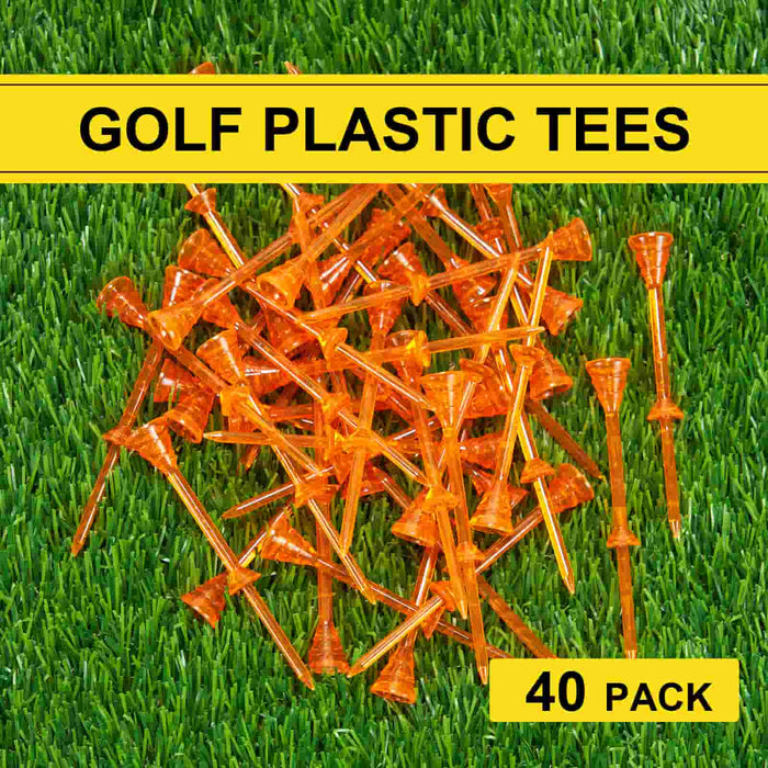 KVV Golf Tees 3 1/4 Inch Big Cup Durable Plastic Tee