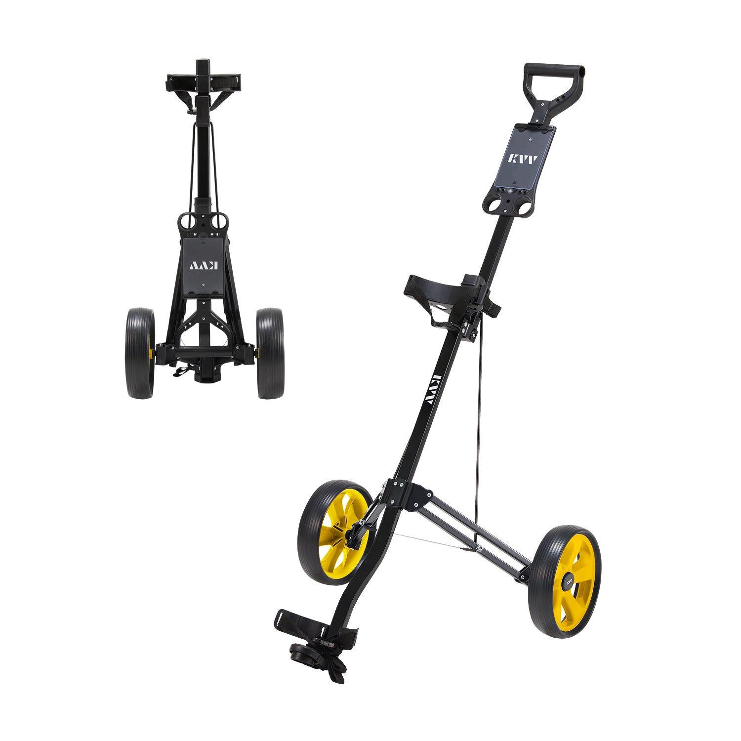 KVV Golf Carts SE220 , 2-Wheel Aluminum Frame Golf Push Pull Cart