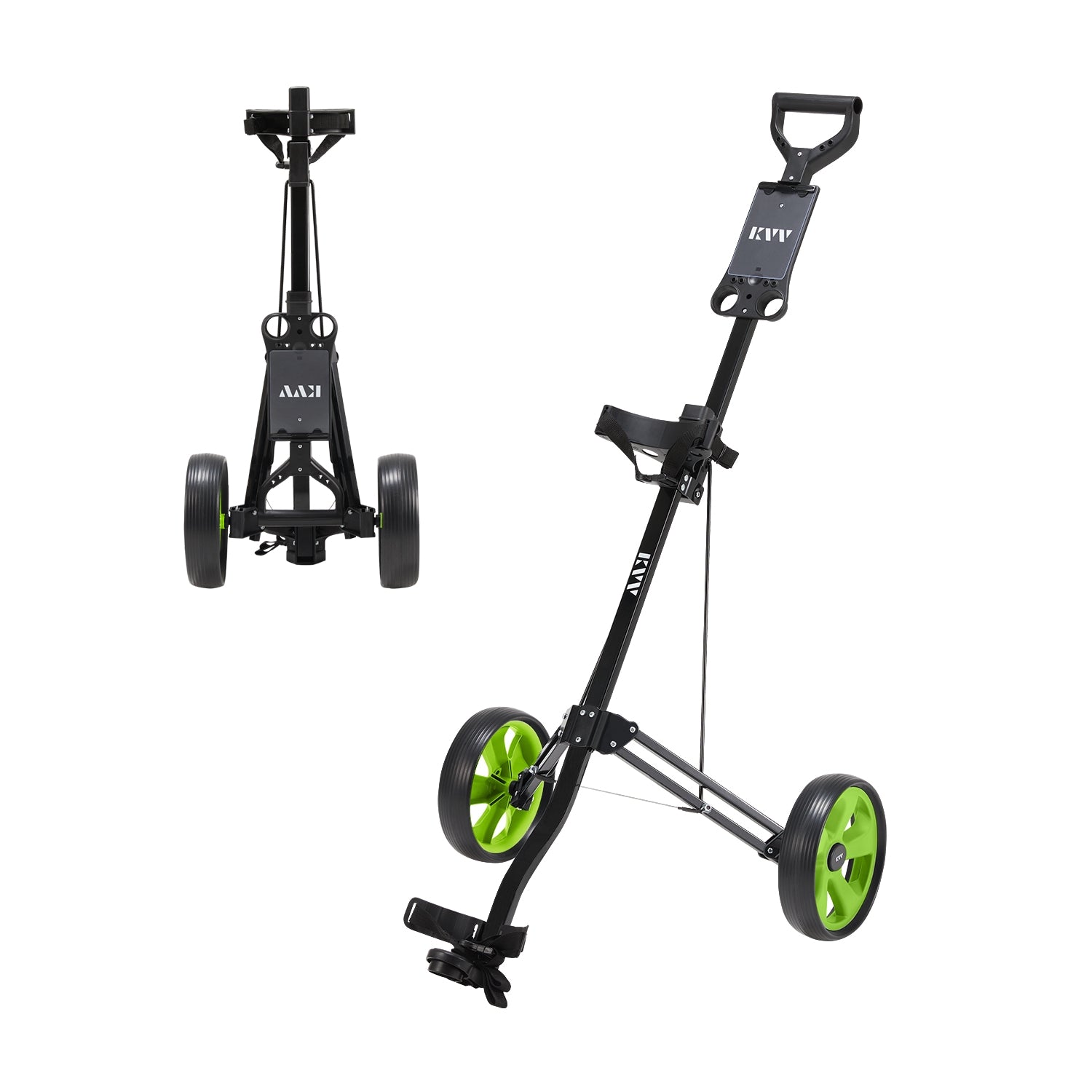 KVV Golf Carts SE220 , 2-Wheel Aluminum Frame Golf Push Pull Cart