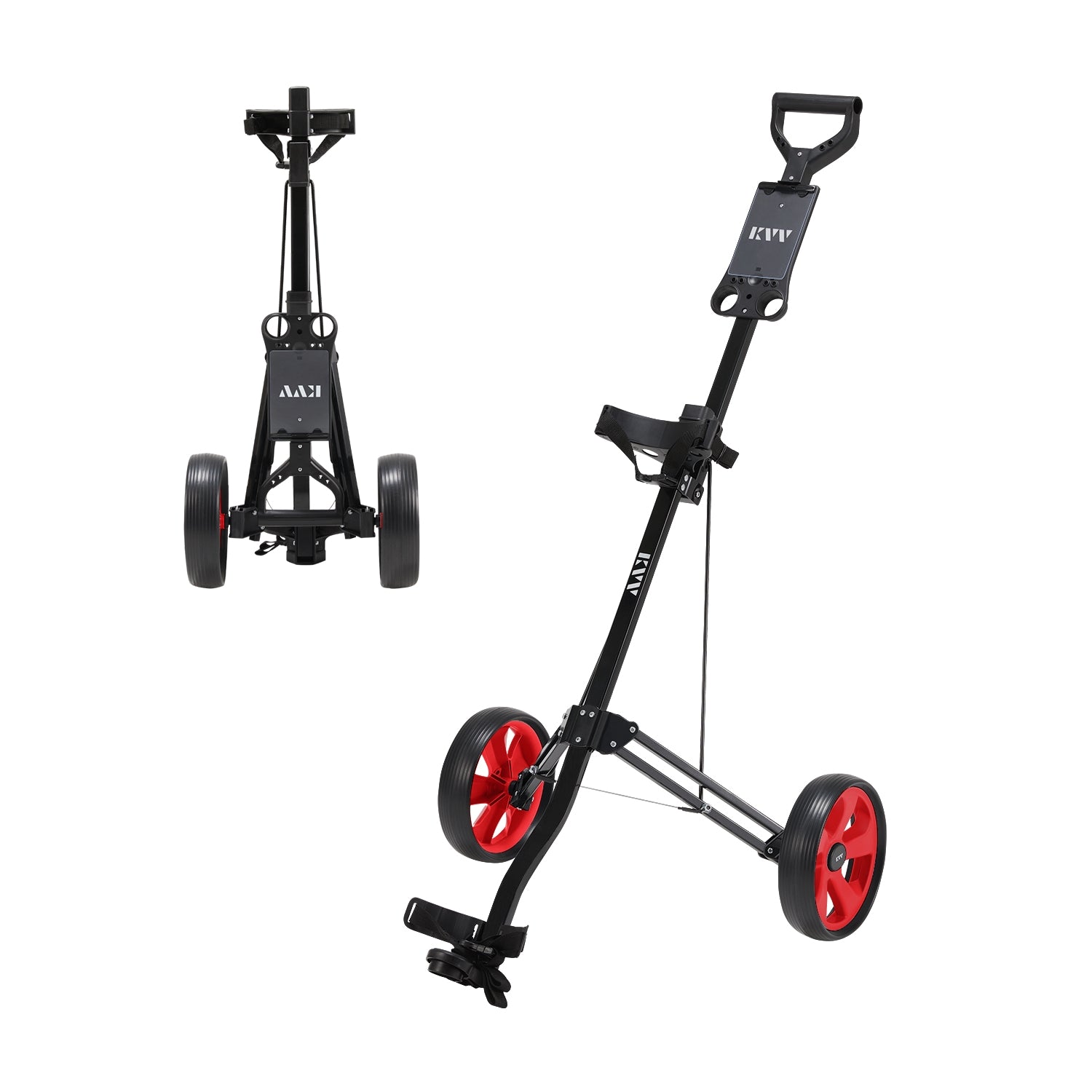 KVV Golf Carts SE220 , 2-Wheel Aluminum Frame Golf Push Pull Cart