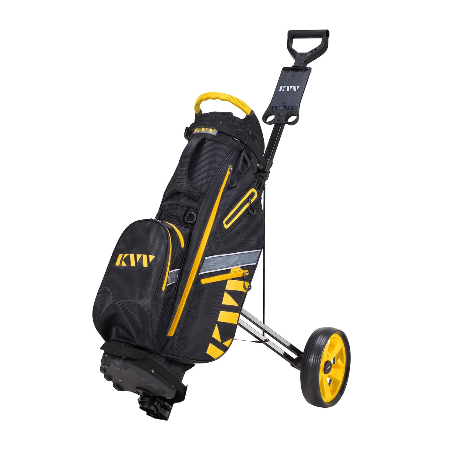 KVV Golf Carts SE220 , 2-Wheel Aluminum Frame Golf Push Pull Cart