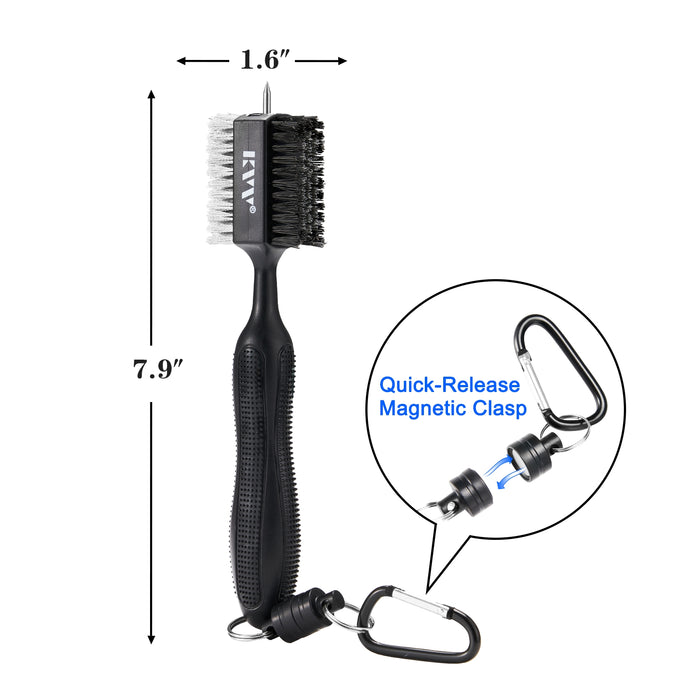 V-Groove Cleaning Brush, Metal & Nylon