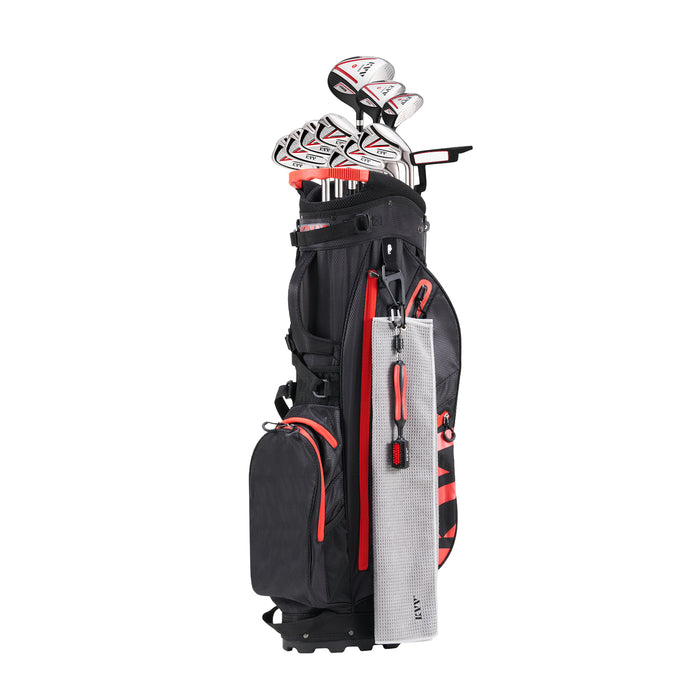 KVV Lightweight Golf Stand Bag Made of 900D Premium Polyster Material features high wear resistance and tear resistance