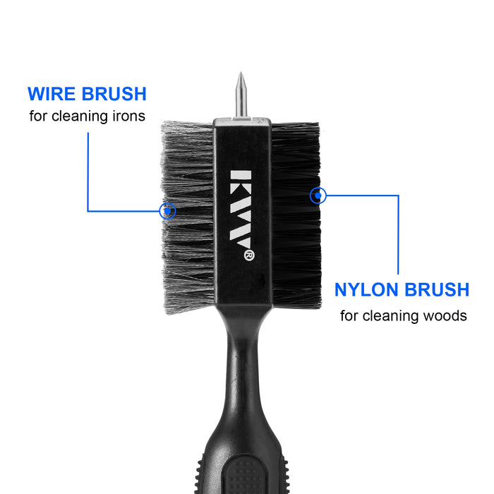 KVV golf club brush groove cleaner