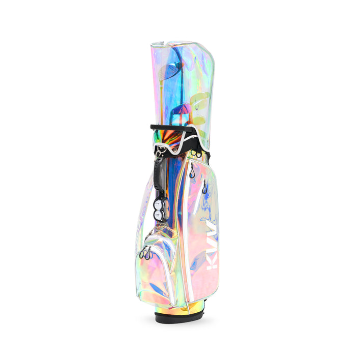 KVV Fashion Golf Stand Bag Clear Holographic Colourful