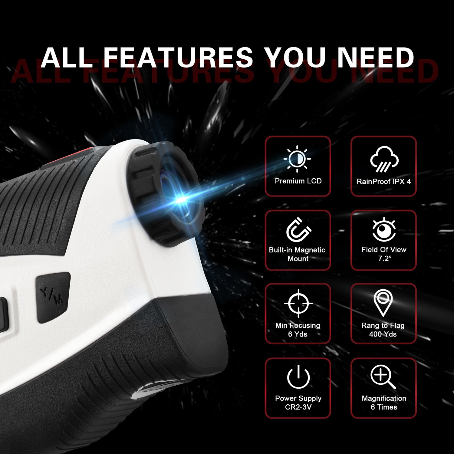 KVV V400 PRO Laser Golf Rangefinder