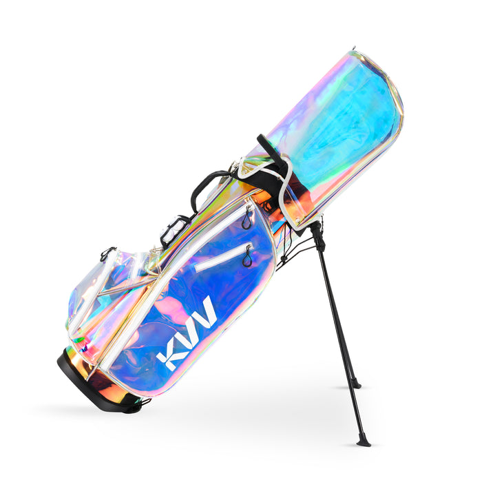 KVV Fashion Golf Stand Bag Clear Holographic Colourful