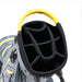 KVV golf bag yellow 8-Way padded 8" x 10" top opening