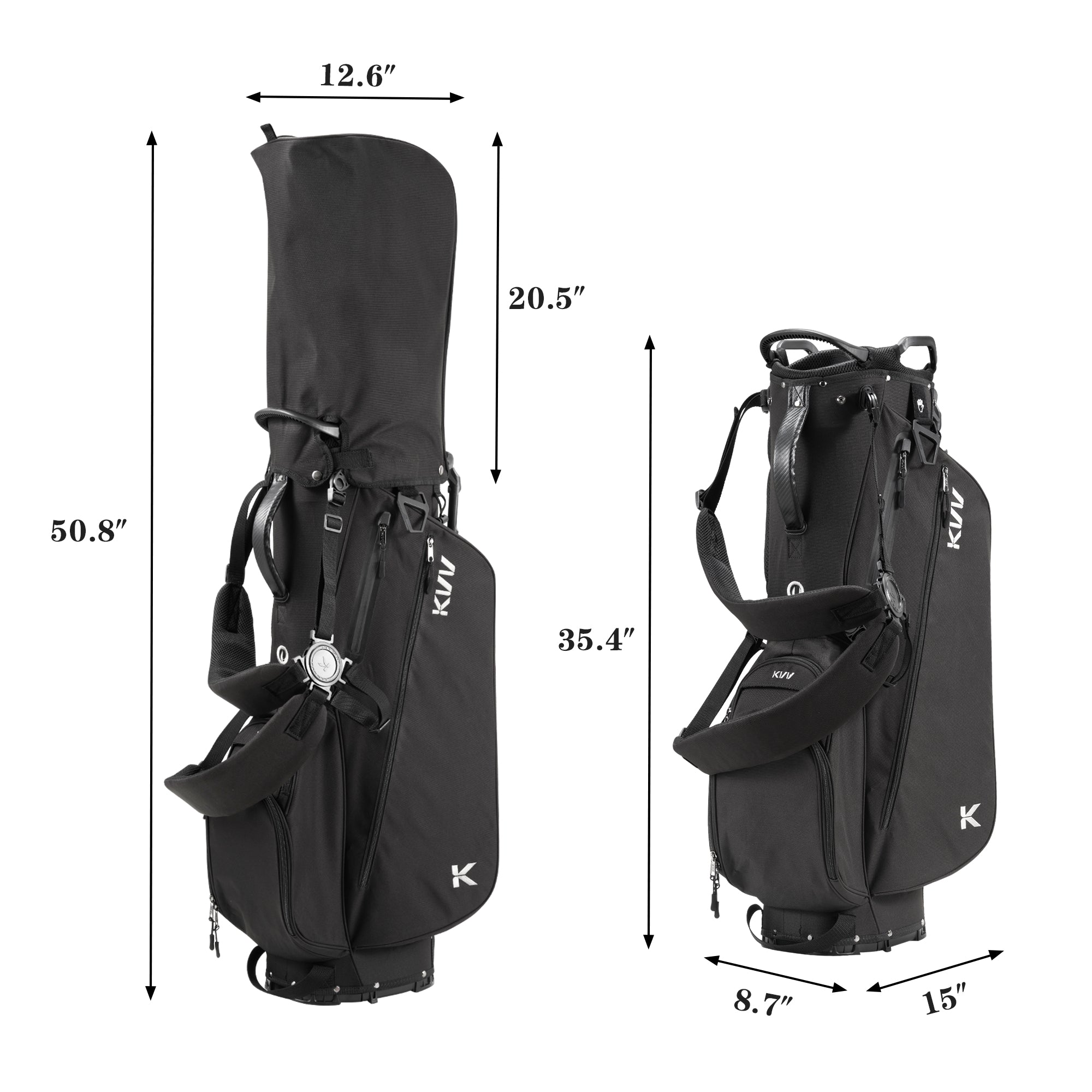 Lightweight Golf Stand Bag with 7-Way Dividers – KVV SPORTS