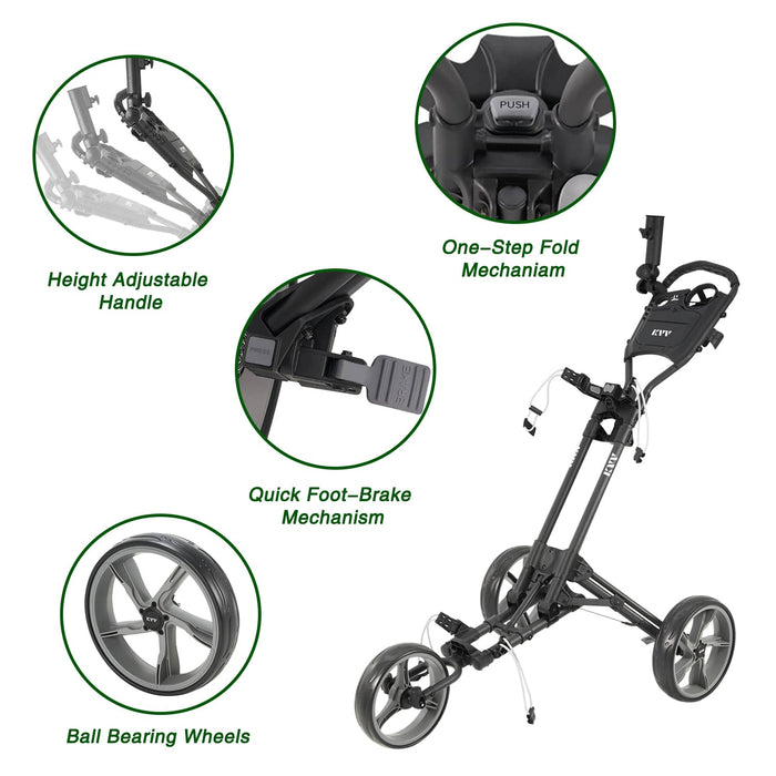 GL304 Golf Push Pull Cart