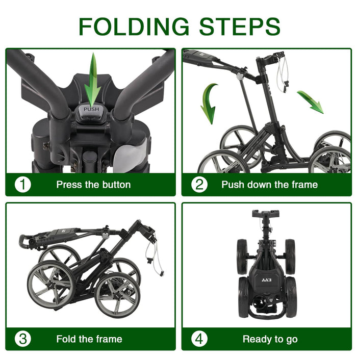 KVV GL409  Golf Push Pull Cart