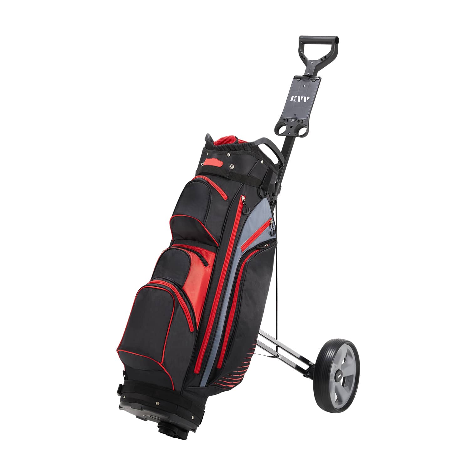 KVV Golf Carts SE220 , 2-Wheel Aluminum Frame Golf Push Pull Cart